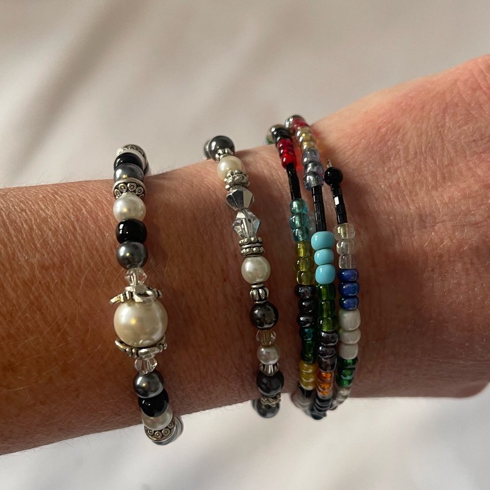 Bracelet Bundle (3 Piece Set) Wear together or Separate